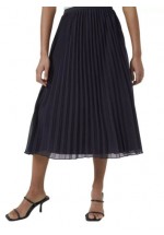 French Connection Pleated Solid Skirt (Black) AW23